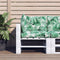 vidaXL - Palletkussens - 3 - st - stof - bladpatroon