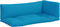 vidaXL - Palletkussens - 3 - st - stof - blauw