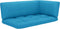 vidaXL - Palletkussens - 3 - st - stof - blauw