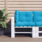 vidaXL - Palletkussens - 3 - st - stof - blauw