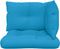 vidaXL - Palletkussens - 3 - st - stof - blauw
