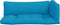 vidaXL - Palletkussens - 3 - st - stof - blauw