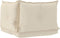 vidaXL - Palletkussens - 3 - st - stof - crèmekleurig