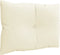 vidaXL - Palletkussens - 3 - st - stof - crèmekleurig