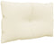 vidaXL - Palletkussens - 3 - st - stof - crèmekleurig