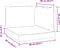 vidaXL - Palletkussens - 3 - st - stof - gemêleerd - antracietkleurig