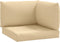 vidaXL - Palletkussens - 3 - st - stof - gemêleerd - beige