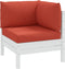 vidaXL - Palletkussens - 3 - st - stof - gemêleerd - rood