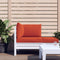 vidaXL - Palletkussens - 3 - st - stof - gemêleerd - rood