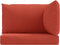 vidaXL - Palletkussens - 3 - st - stof - gemêleerd - rood