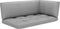 vidaXL - Palletkussens - 3 - st - stof - grijs
