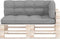 vidaXL - Palletkussens - 3 - st - stof - grijs