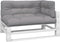 vidaXL - Palletkussens - 3 - st - stof - grijs
