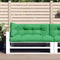 vidaXL - Palletkussens - 3 - st - stof - groen