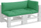 vidaXL - Palletkussens - 3 - st - stof - groen