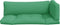 vidaXL - Palletkussens - 3 - st - stof - groen
