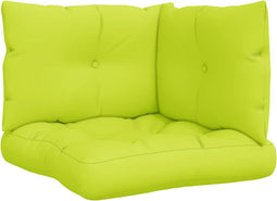 vidaXL - Palletkussens - 3 - st - stof - heldergroen
