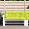 vidaXL - Palletkussens - 3 - st - stof - heldergroen