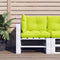 vidaXL - Palletkussens - 3 - st - stof - heldergroen