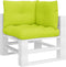 vidaXL - Palletkussens - 3 - st - stof - heldergroen