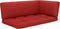 vidaXL - Palletkussens - 3 - st - stof - rood