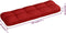 vidaXL - Palletkussens - 3 - st - stof - rood