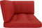 vidaXL - Palletkussens - 3 - st - stof - rood