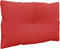 vidaXL - Palletkussens - 3 - st - stof - rood