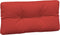 vidaXL - Palletkussens - 3 - st - stof - rood