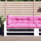 vidaXL - Palletkussens - 3 - st - stof - roze