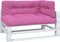 vidaXL - Palletkussens - 3 - st - stof - roze
