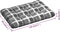 vidaXL - Palletkussens - 3 - st - stof - ruitpatroon - grijs