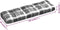 vidaXL - Palletkussens - 3 - st - stof - ruitpatroon - grijs