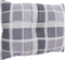 vidaXL - Palletkussens - 3 - st - stof - ruitpatroon - grijs