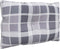 vidaXL - Palletkussens - 3 - st - stof - ruitpatroon - grijs