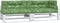 vidaXL - Palletkussens - 5 - st - bladpatroon - stof