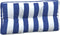 vidaXL - Palletkussens - 5 - st - gestreept - stof - wit - en - blauw