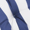 vidaXL - Palletkussens - 5 - st - gestreept - stof - wit - en - blauw