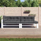 vidaXL - Palletkussens - 5 - st - stof - antracietkleurig