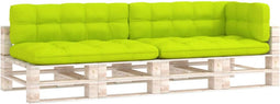 vidaXL - Palletkussens - 5 - st - stof - heldergroen