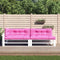 vidaXL - Palletkussens - 5 - st - stof - roze