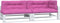 vidaXL - Palletkussens - 5 - st - stof - roze