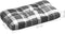 vidaXL - Palletkussens - 5 - st - stof - ruitpatroon - grijs