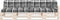 vidaXL - Palletkussens - 5 - st - stof - ruitpatroon - grijs