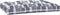 vidaXL - Palletkussens - 5 - st - stof - ruitpatroon - grijs
