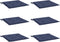 vidaXL - Palletkussens - 6 - st - 50x50x3 - cm - oxford - stof - marineblauw