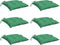 vidaXL - Palletkussens - 6 - st - 50x50x7 - cm - oxford - stof - groen