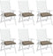 vidaXL - Palletkussens - 6 - st - 50x50x7 - cm - oxford - stof - taupe