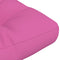 vidaXL - Palletkussens - 60x40x12 - cm - stof - roze