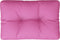 vidaXL - Palletkussens - 60x40x12 - cm - stof - roze